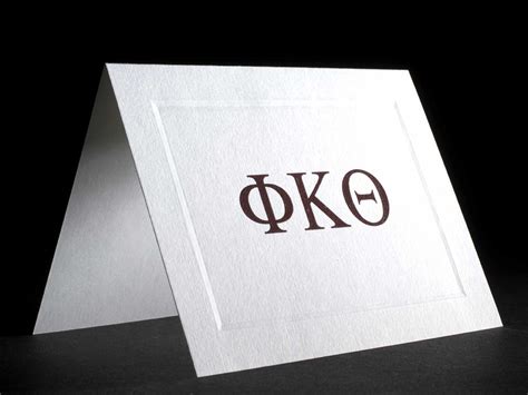 Raised Greek Letter Notecards Phi Kappa Theta Greekstation