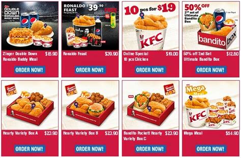 Kfc are the second largest restaurant chain in the world, serving a variable feast of their 'secret recipe' kentucky fried chicken. KFC Menu and Price List Latest Singapore 2016 - Fast Food ...