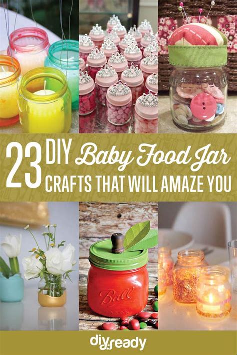 23 Coolest Baby Food Jar Crafts