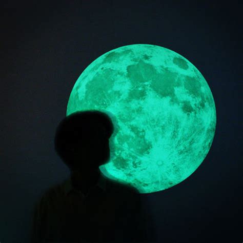 40cm Sticker Glow In The Dark Moon Luminous Kids Planet Buy Kids
