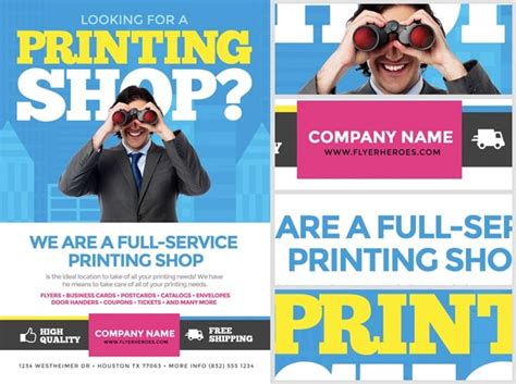 Printing Services Flyer Template Flyerheroes