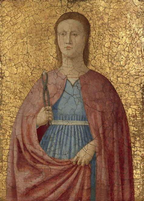 Piero Della Francesca Early Renaissance Painter Saint Apollonia