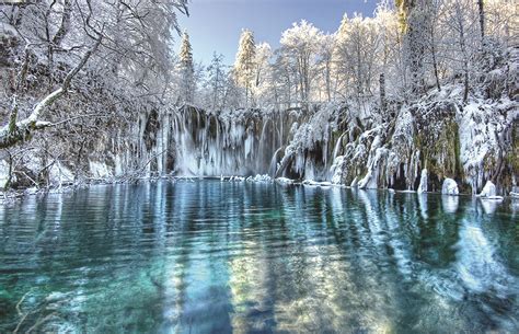The Winter Wonderland Of Plitvice Lakes Amazing Natural Beauty