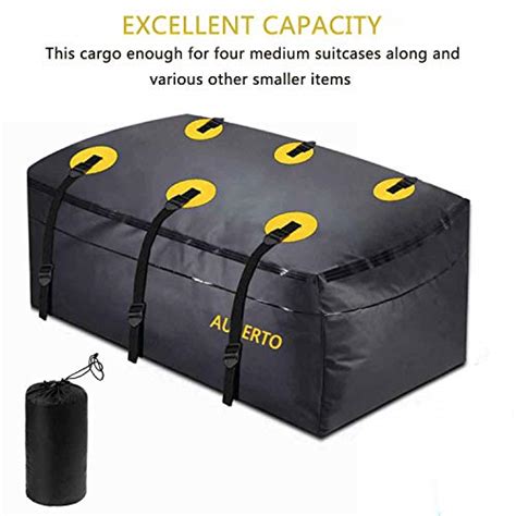 Auperto Cargo Bag Waterproof Cargo Tray Bag 20 Cubic Feet Trailer Hitch Cargo Carrier Bag