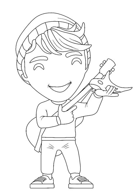 Dream Smp Coloring Page