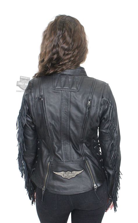 Get the best deals on harley davidson leather jackets and save up to 70% off at poshmark now! Harley-Davidson® Womens Boone Fringed Winged B&S Patch ...