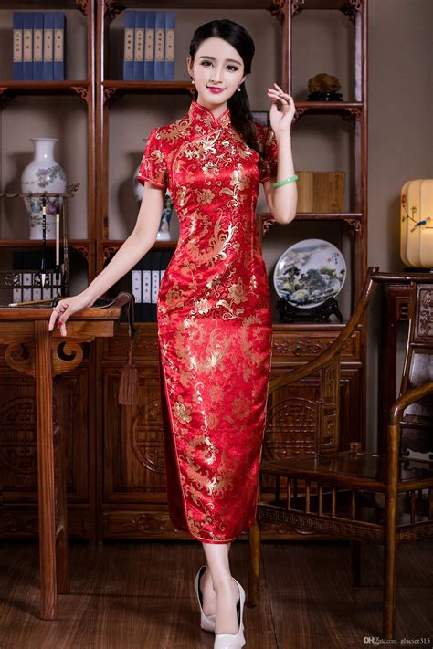 Shanghai Story New Arrival Long Cheongsam Dress Evening Dresses Traditional Chinese Qipao