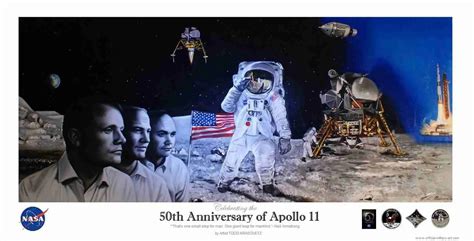 Nasas 50th Anniversary Of Apollo 11 Lunar Landing By Todd Krasovetz