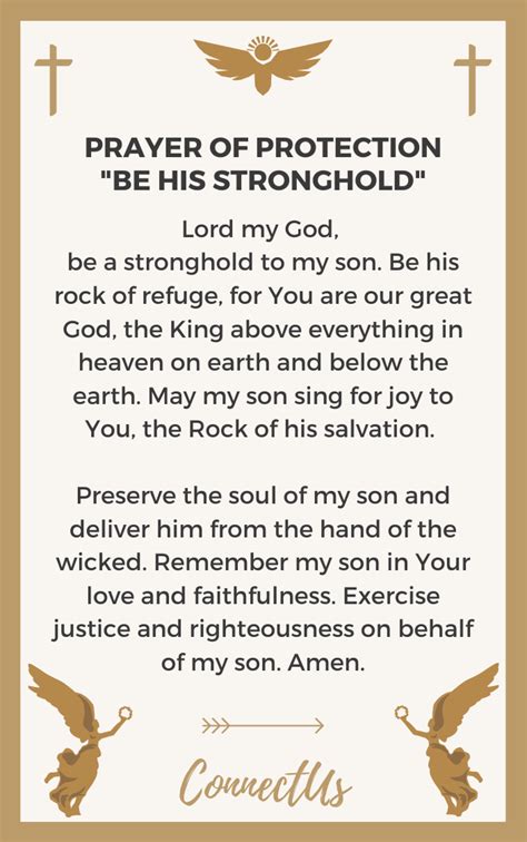 25 Strongest Prayers For Sons Protection Connectus