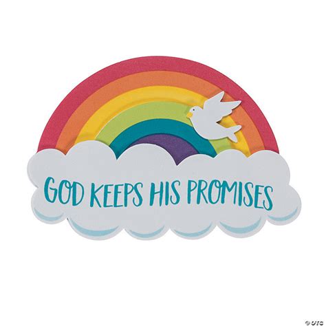 God Keeps His Promises Rainbow Magnet Craft Kit Oriental Trading