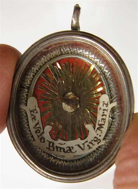 Russian Store Reliquary Theca With Relics Of The Veil Of The Blessed