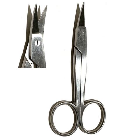 Dental Beebee Crown Scissors Wire Cutting Scissors With Saw Edge