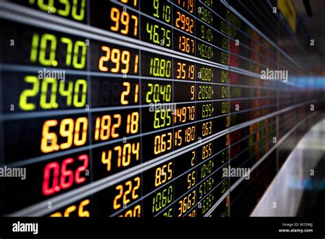 Stock Market Board Fotos E Imágenes De Stock Alamy