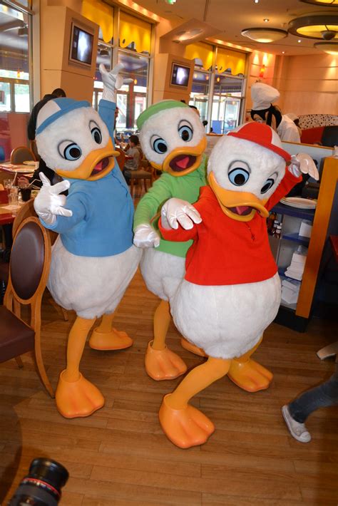 Huey Dewey And Louie At Cafe Mickey A Photo On Flickriver