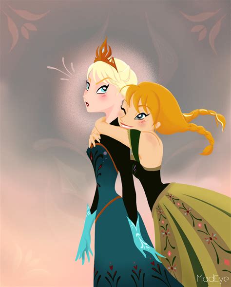 Elsa And Anna Frozen Fan Art 35315573 Fanpop