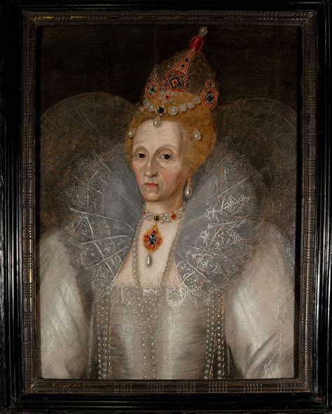 Queen elizabeth 1, united kingdom. de bene esse: Old portrait of an aging Queen Elizabeth I ...