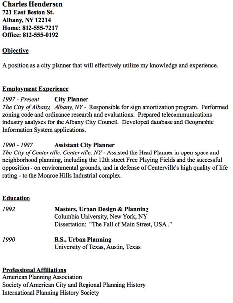 Cv examples see perfect cv examples that get you jobs. City Planner Resume Sample - http://resumesdesign.com/city ...