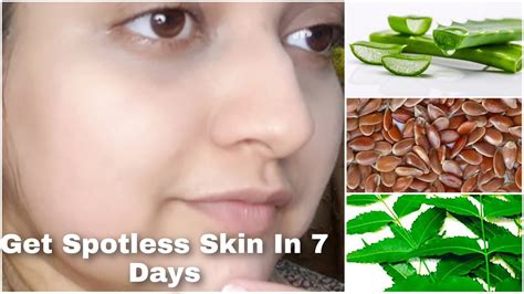 7 Days Challenge How To Get Spotless Glowing Skin Acne Free Skin