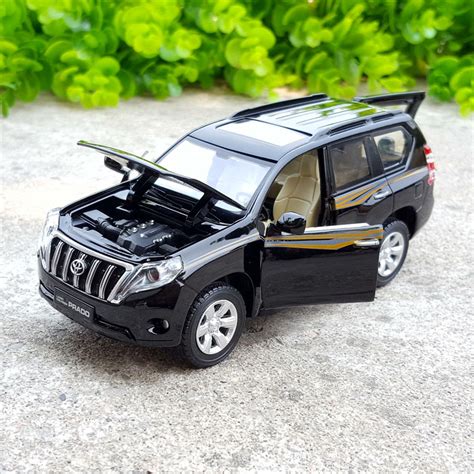 132 Alloy Pull Back Car Toys High Imitation Toyota Land Cruiser Prado