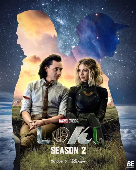 Loki And Sylvie Marvel Studios Loki Season 2 Promotional Poster