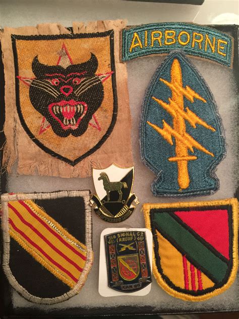 Vietnam Special Forces Patches And Beer Can Di Vietnam Veterans Vietnam