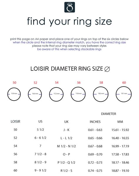 Ring Size Chart How To Measure Ring Size Measure Ring Size Images And Photos Finder