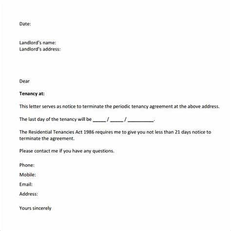 Move Out Notice To Landlord Dannybarrantes Template