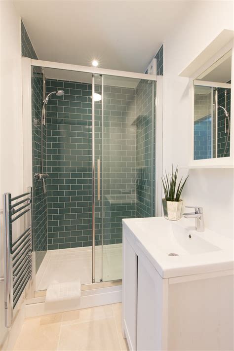 Utilising innovative small ensuite ideas can transform a cramped, awkward space into a relaxing bathroom design. The Plough - En suite shower room for Bedroom 10; fresh ...