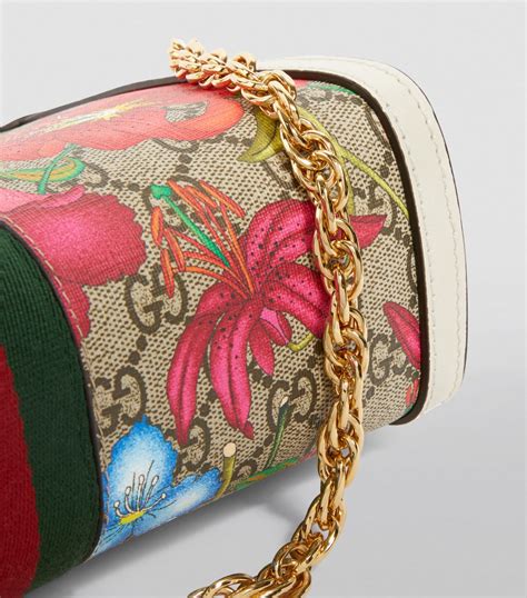 Gucci Small Gg Flora Ophidia Shoulder Bag Harrods Uk