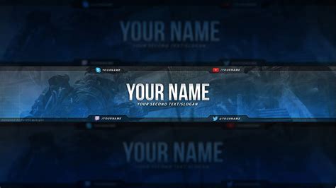 Youtube banner template no text 2560x1440 free download. Youtube Banner Template Photoshop Cs6 Unique Youtube ...