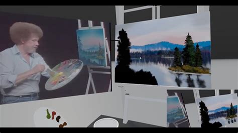 Lets Paint With Bob Ross In Vr Youtube