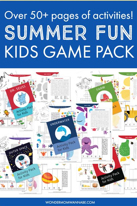 Printable Kids Activity Books Mini Bundle Printable Activities For