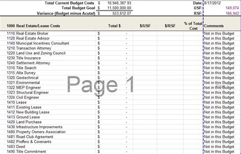 Free Home Renovation Budget Template Excel Tmp