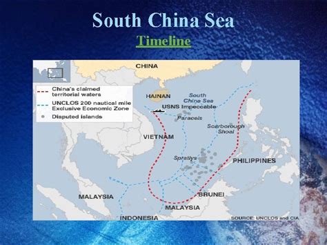 South China Sea Timeline Chinas Ninedash Line Competing