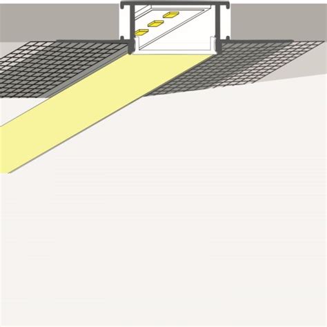 Alu Profil Einbau Leiste Schiene Trockenbau Einputz Led Streifen