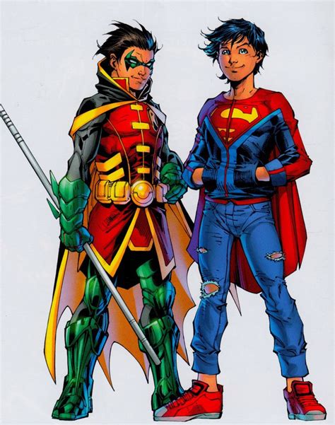 Super Sonsdamian Wayne And Jonathan Kent Super Heroi Dc Rebirth Arte