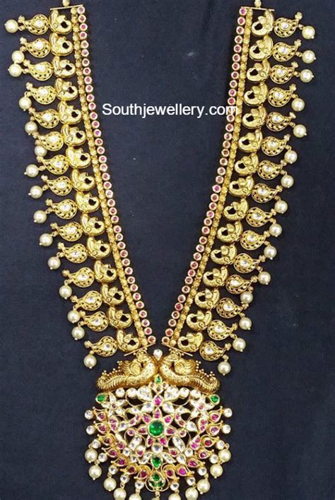 Peacock Mango Haram Indian Jewellery Designs