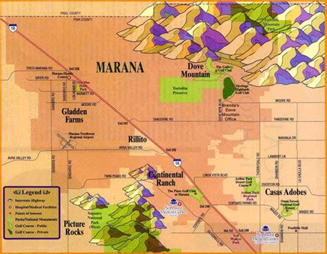 Marana Arizona Map