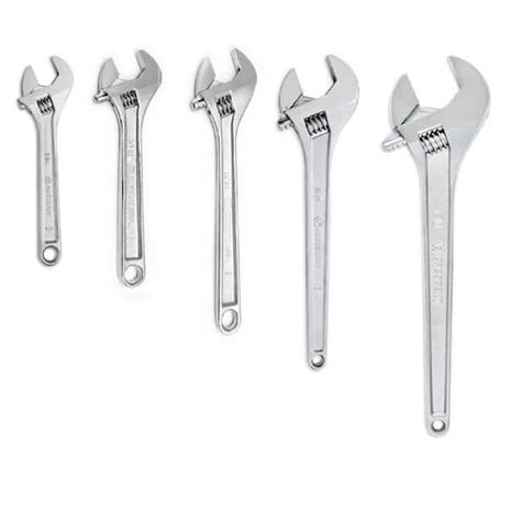 Crescent Master Adjustable Wrench Set 5 Piece Accombovs The Home Depot