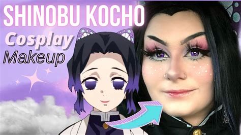 Shinobu Kocho Cosplay Makeup Demon Slayer Kny Grwm For Steel City Con