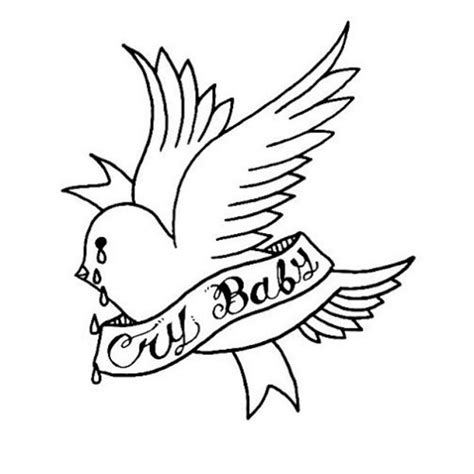 Cool Image Design Lil Peep Crybaby Tattoo Tattoo ගැන සියල්ල