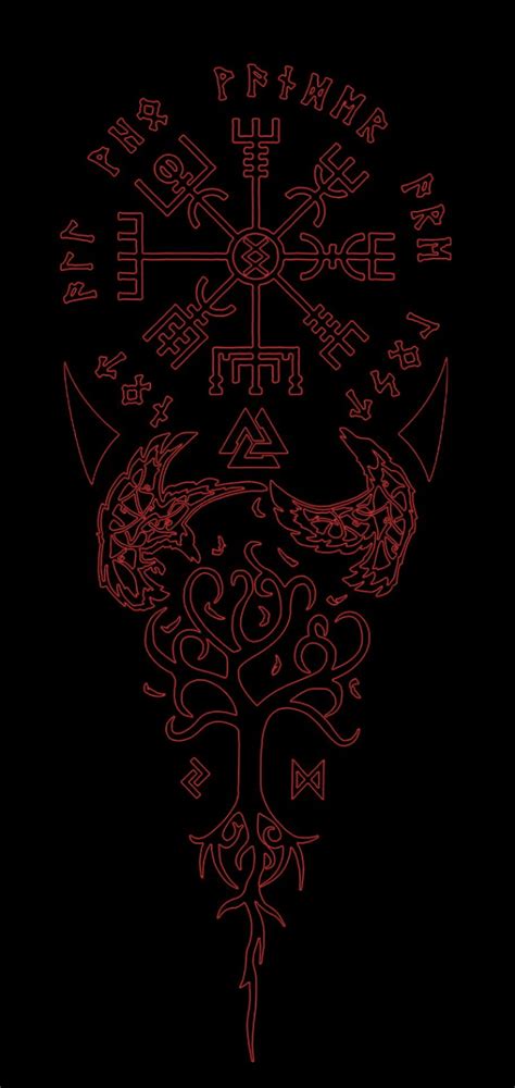 Vegvisir Viking Norse Symbol Hd Phone Wallpaper Peakpx