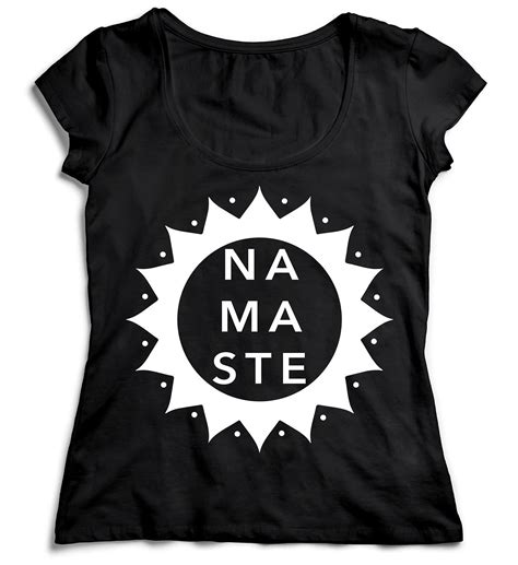 Namaste Sun Yoga Meditation Tshirt Shirt T Shirt 7419 Seknovelty