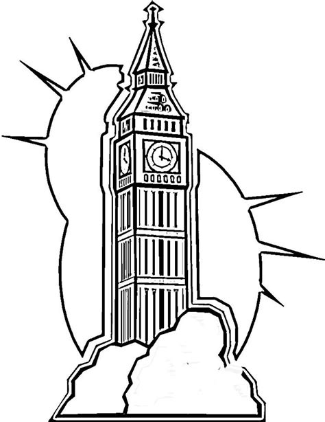 Free printable london big ben coloring page and download free london big ben coloring page along with coloring pages for other activities and this is activity village's collection of original london colouring pages. Big Ben In London Coloring Pages | Kidskat. - ClipArt Best ...
