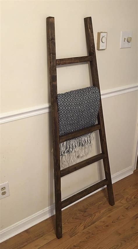Rustic Ladder 60 Blanket Ladder Quilt Rack Leaning Ladder Towel
