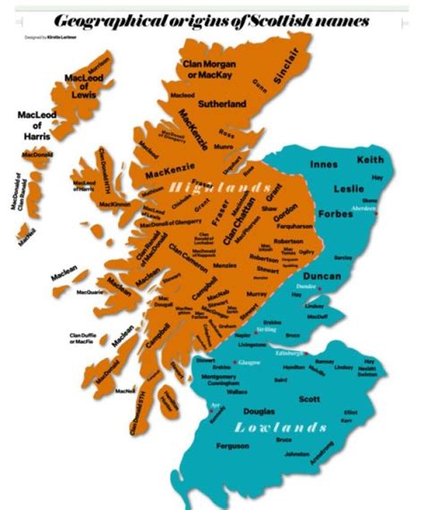 This category is for surnames found in the english language. Map: Where in Scotland does your surname come from ...