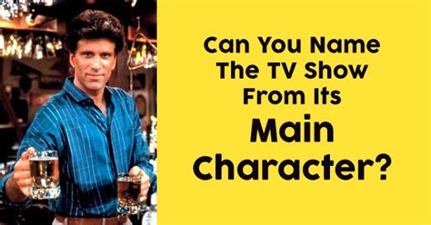 How to pitch a tv show. Can You Name The TV Show From Its Main Character? | QuizPug