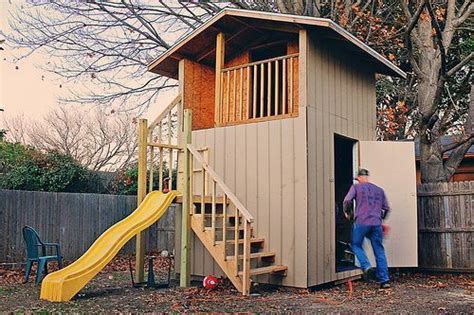 Image Result For Playhouse Above Shed Play Houses Build A Playhouse