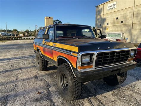 1979 Ford Bronco Black 4wd Automatic For Sale Ford Bronco 1979 For