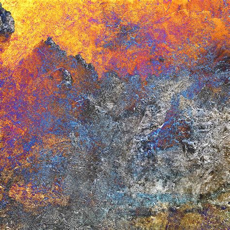 Abstract Bright Colors On Cement Texture Custom Wall Mural